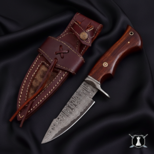 THE HUNT MASTER || Hunting Viking Knife || Handmade Hunting Knife || Damascus Steel Knife || Scream Knife || Premium Leather Sheath