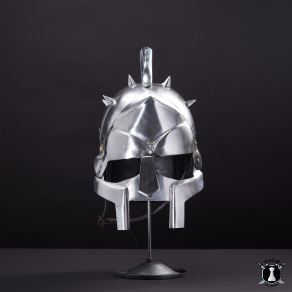 Gladiator Helmet Replica Steel Wearable Armor Helmet - Image 2