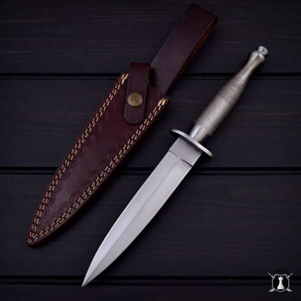 Custom Handmade Commando Dagger Knife with FREE Leather Sheath