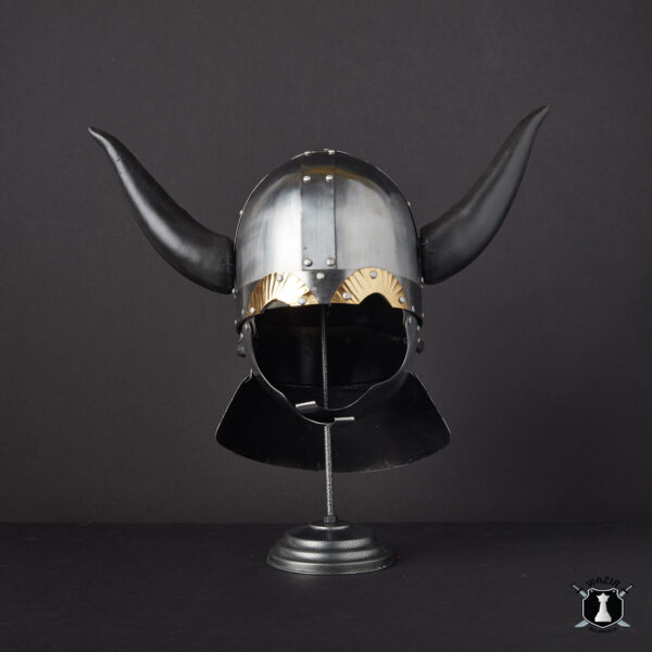 Norman Spangen Helmet Handmade Viking Helmet with Horns