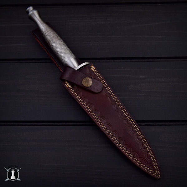 Custom Handmade Commando Dagger Knife with FREE Leather Sheath - Image 5