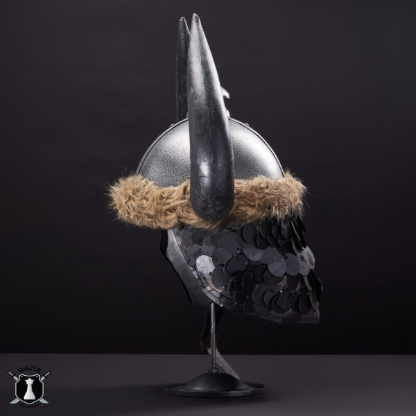 Conan The Barbarian Helmet with Barbarian Horn Wearable Armor Helmets - Image 3