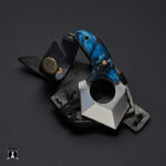 Custom Handmade High Carbon Steel Neck Knife with Leather Sheath - Neck Knives