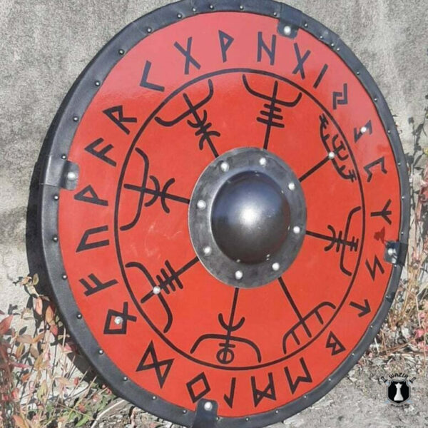 Smooth Vegvisir Runes Viking Shield Perfect Gift Custom Costumes - Image 3