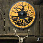 Yggdrasil Tree of Life Plank Viking Shield Best Handmade Gift