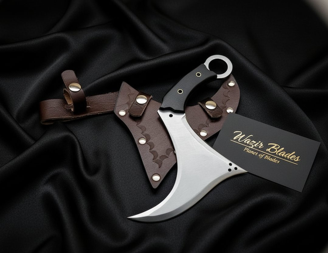 Tekken 8 Victor Chevalier’s Knives – D2 Steel Game Replica Set with Leather Sheath - Image 4