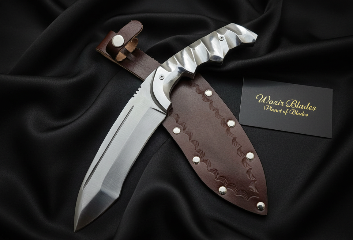 Tekken 8 Victor Chevalier’s Knives – D2 Steel Game Replica Set with Leather Sheath - Image 6