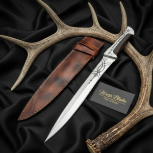 Dune Crysknife Of Paul Atreides Knife || Handmade || High Carbon Steel || With Leather Sheath