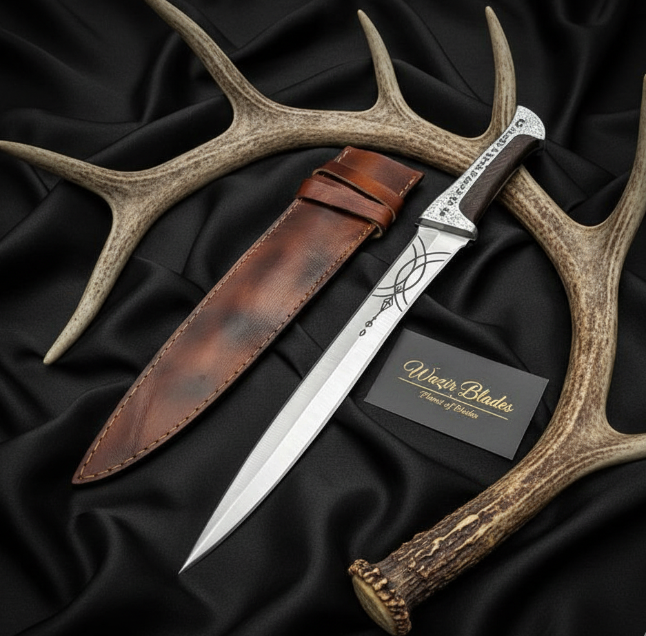 Dune Crysknife Of Paul Atreides Knife || Handmade || High Carbon Steel || With Leather Sheath