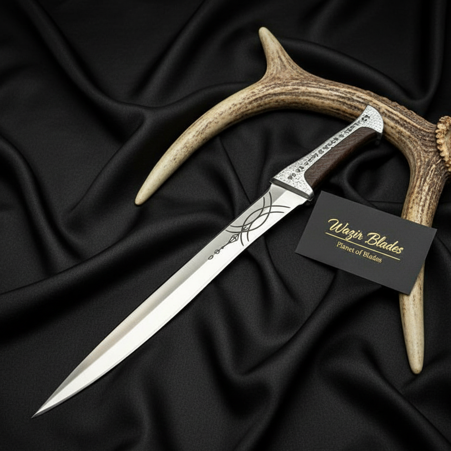 Dune Crysknife Of Paul Atreides Knife || Handmade || High Carbon Steel || With Leather Sheath - Image 3