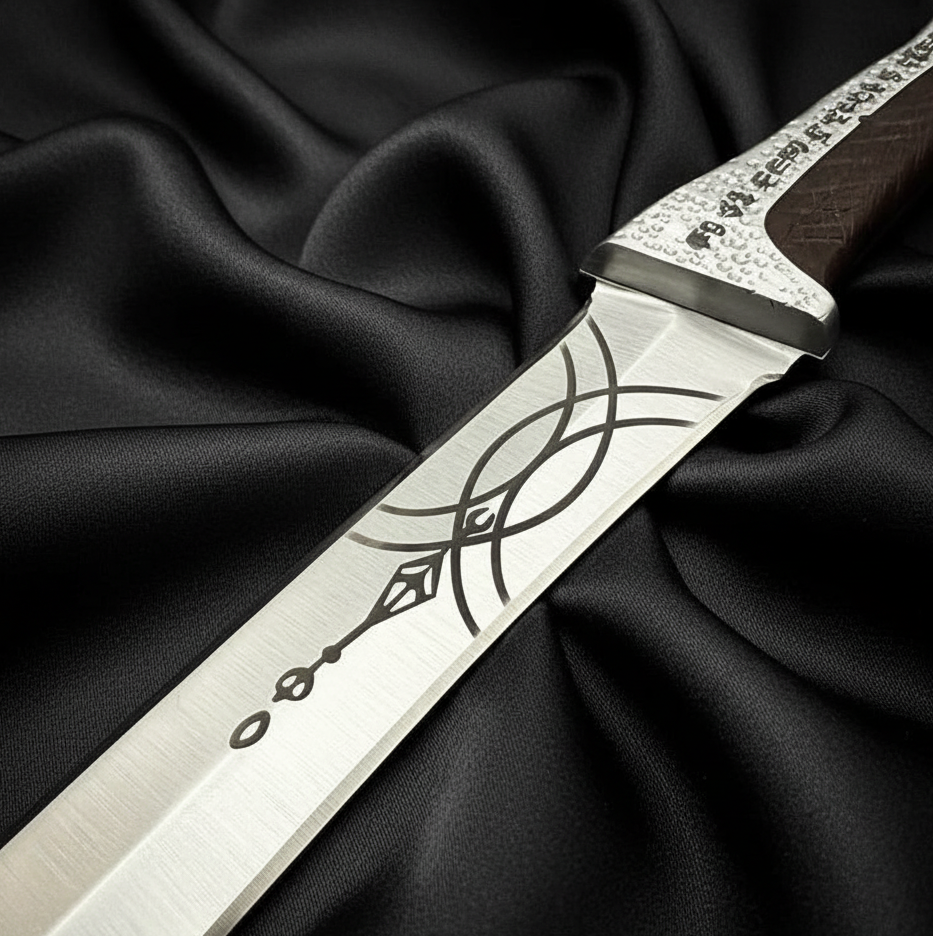 Dune Crysknife Of Paul Atreides Knife || Handmade || High Carbon Steel || With Leather Sheath - Image 4