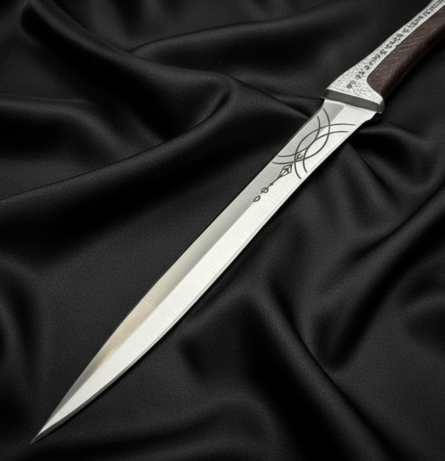 Dune Crysknife Of Paul Atreides Knife || Handmade || High Carbon Steel || With Leather Sheath - Image 6