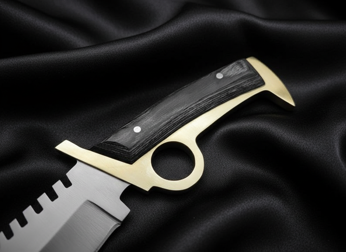 Daryl Dixon Knife || Walking Dead Replica Knife || D2 Steel With Leather Sheath - Image 8