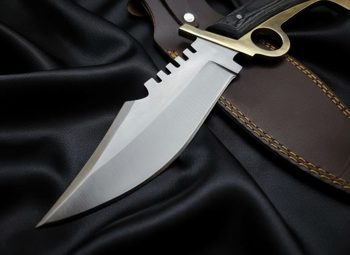 Daryl Dixon Knife || Walking Dead Replica Knife || D2 Steel With Leather Sheath - Image 9
