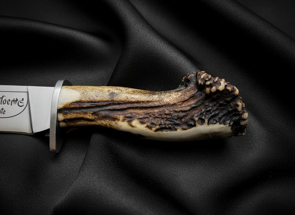 Famous Supernatural Ruby's Knife Replica: Stag Antler Handle, Leather Sheath - Image 5