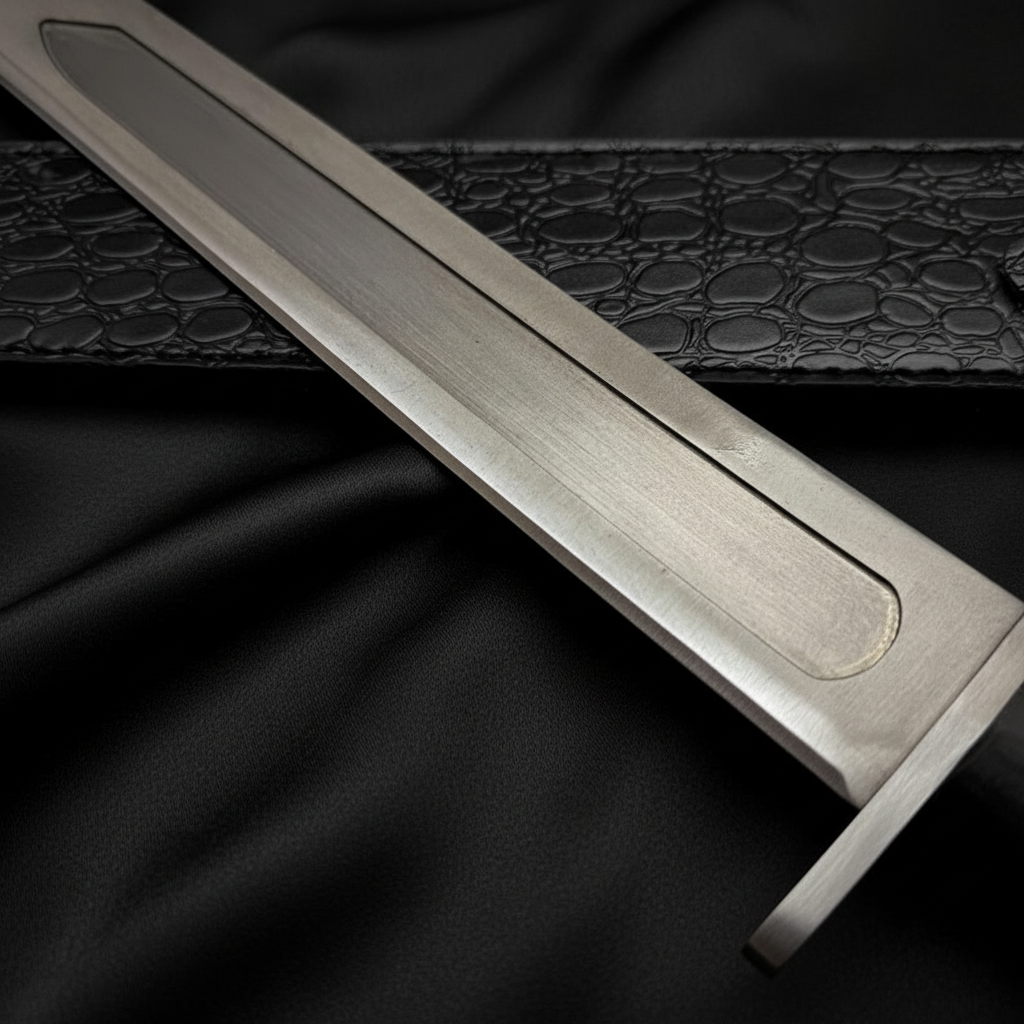 Uhtred Knife – Movie Replica Knife | The Last Kingdom Inspired | D2 Stainless Steel Blade with Micarta Handle & Leather Sheath - Image 6